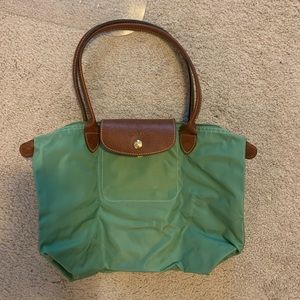 Authentic Longchamp Green Handbag